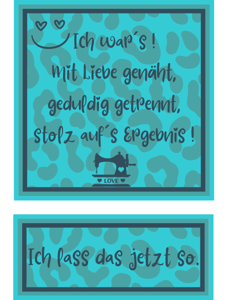 Bügelbild Ocean Leo